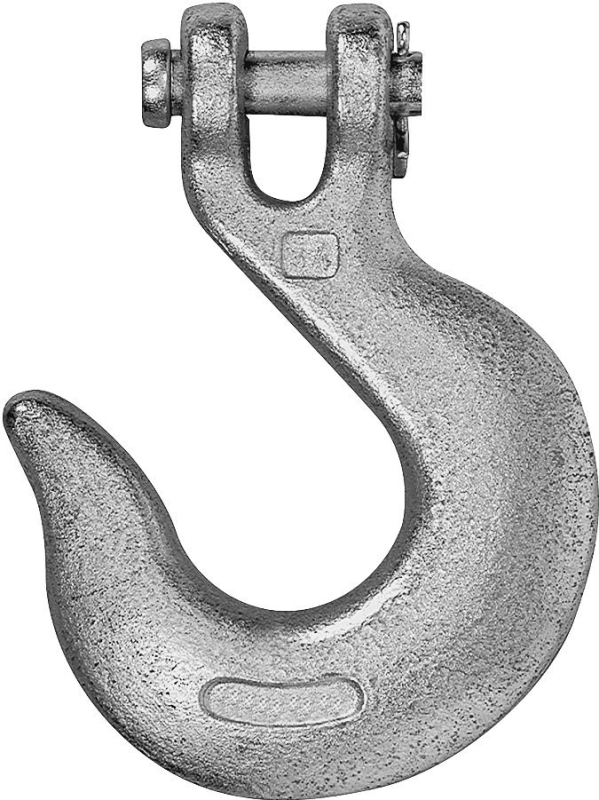 Campbell T9401524 Clevis Slip Hook, 5/16 in, 3900 lb Working Load, 43 Grade, Steel, Zinc-Plated