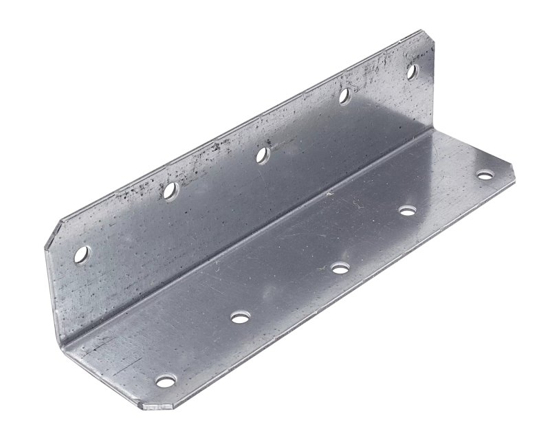 Simpson Strong-Tie ML Series ML28Z L-Angle, 2 in W, 2 in D, 8 in H, Steel, ZMAX, Pack of 10