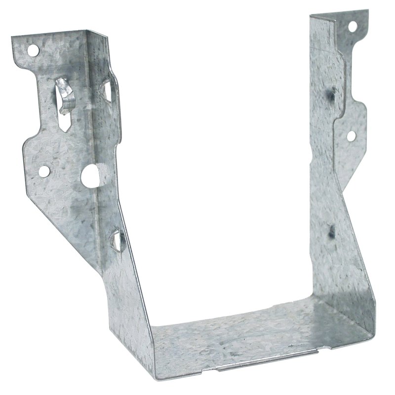Simpson Strong-Tie LUS Series LUS46Z Joist Hanger, 4-3/4 in H, 2 in D, 3-9/16 in W, Steel, ZMAX, Face Mounting, Pack of 25