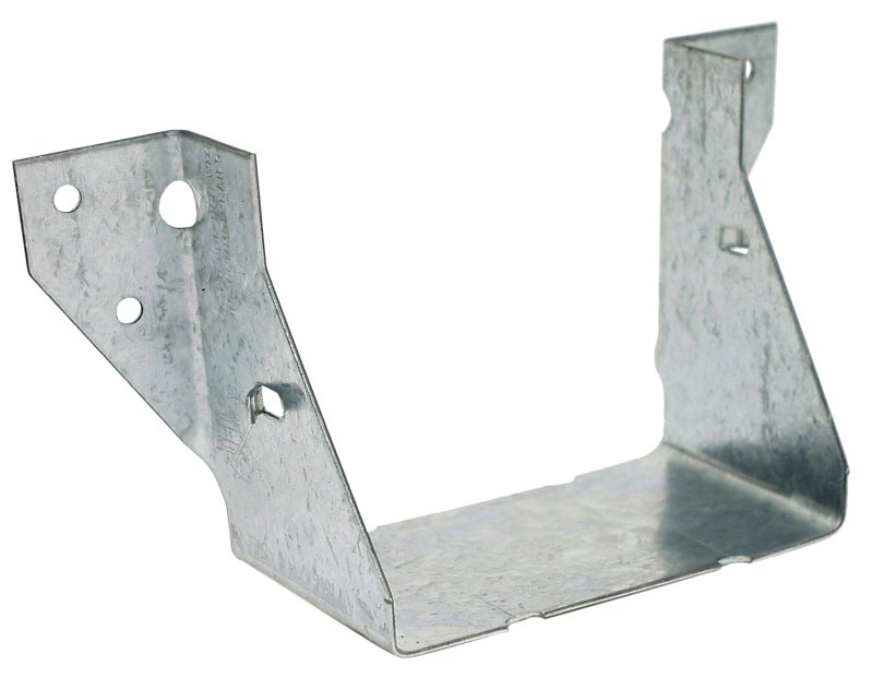 Simpson Strong-Tie LUS Series LUS44Z Joist Hanger, 3 in H, 2 in D, 3-9/16 in W, Steel, ZMAX, Face Mounting, Pack of 25