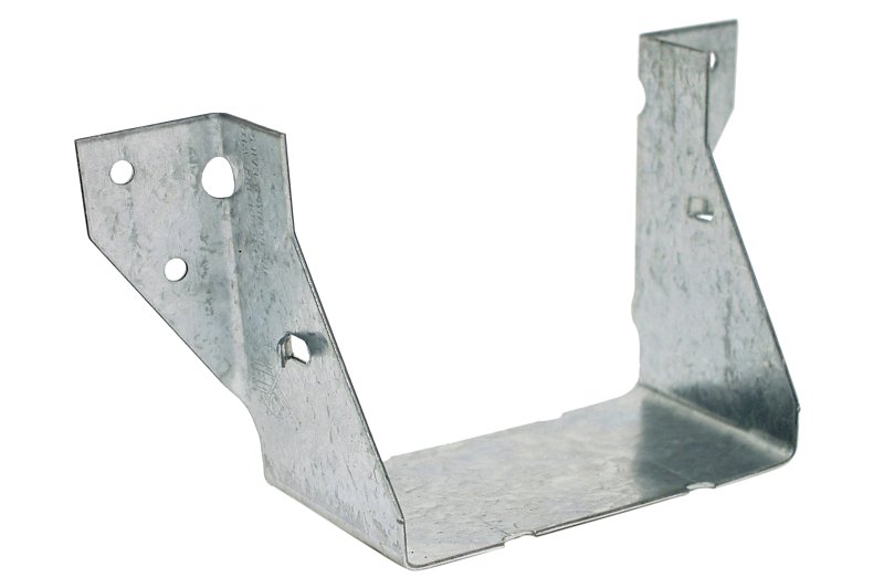 Simpson Strong-Tie LUS Series LUS44 Joist Hanger, 3 in H, 2 in D, 3-9/16 in W, 3-9/16 in, Steel, Zinc Galvanized, Pack of 25