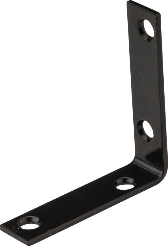 National Hardware 115BC Series N266-482 Corner Brace, 2-1/2 in L, 5/8 in W, 2-5/8 in H, Steel, 0.01 in Thick Material