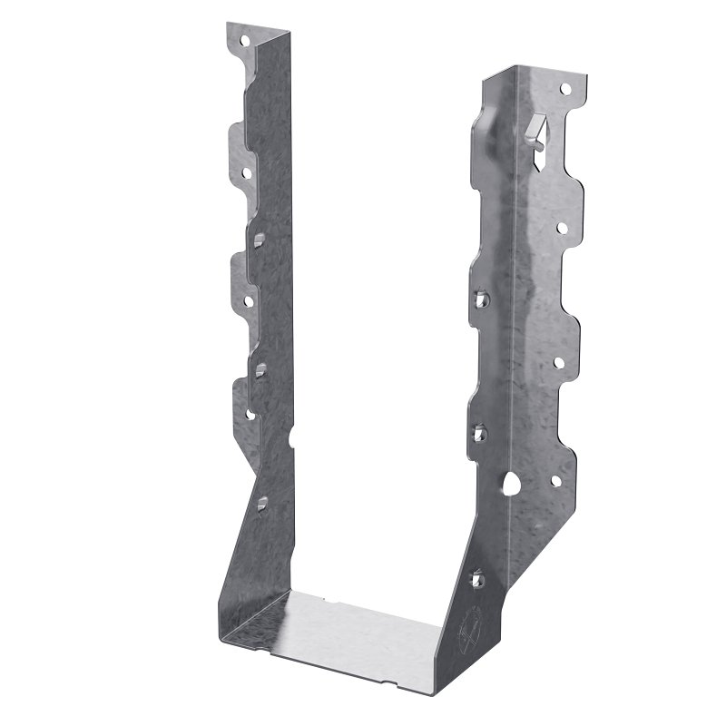 Simpson Strong-Tie LUS Series LUS410 Joist Hanger, 8-3/4 in H, 2 in D, 3-9/16 in W, Steel, Zinc Galvanized, Pack of 50
