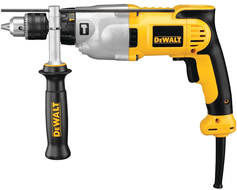 DEWALT DWD520K Hammer Drill Kit, 10 A, Keyed Chuck, 1/2 in Chuck, 0 to 56,000 bpm BPM, 0 to 3500 rpm Speed, 2-Speed