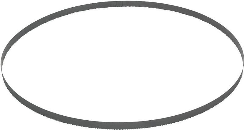 Milwaukee 48-39-0538 Band Saw Blade, 1/2 in W, 35-3/8 in L, 24 TPI, HSS Cutting Edge, Bi-Metal
