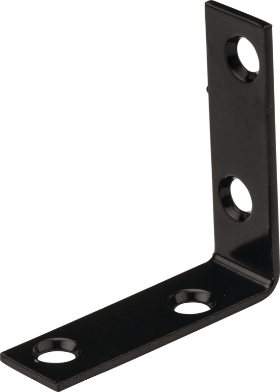 National Hardware 115BC Series N266-481 Corner Brace, 2 in L, 5/8 in W, 2-5/64 in H, Steel, 0.08 in Thick Material