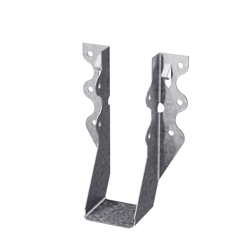 Simpson Strong-Tie LU Series LU26 Joist Hanger, 4-3/4 in H, 1-1/2 in D, 1-9/16 in W, 2 x 6 in, Steel, Zinc Galvanized, Pack of 100