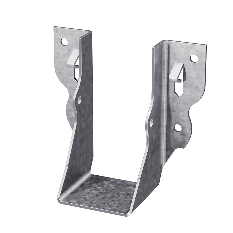 Simpson Strong-Tie LU Series LU24 Joist Hanger, 3-1/8 in H, 1-1/2 in D, 1-9/16 in W, 2 x 4 in, Steel, Zinc Galvanized, Pack of 100