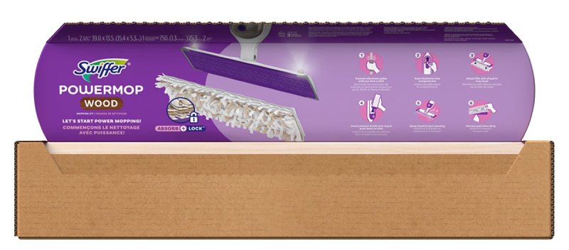Swiffer 73247 Mop Kit PurpleWhite