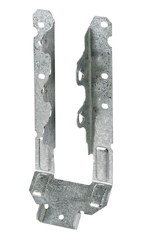Simpson Strong-Tie LRUZ Series LRU28Z Rafter Hanger, 6-15/16 in H, 1-15/16 in D, 1-9/16 in W, 2 x 6, 2 x 8, 2 x 10 in, Pack of 25