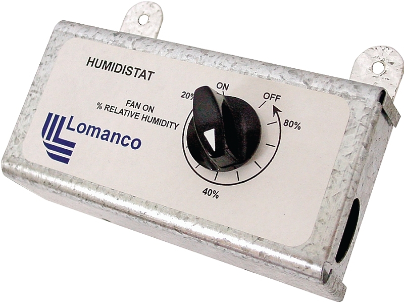 Lomanco LomanCool HUMID Humidistat, 7.5 A, 120 V, 60 Hz