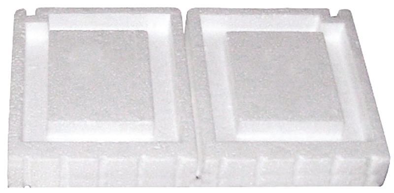 Gibraltar Industries DVBP Vent Block Plug, Foam, White, For: Lawrence, Vent-Air, Norwesco Vents