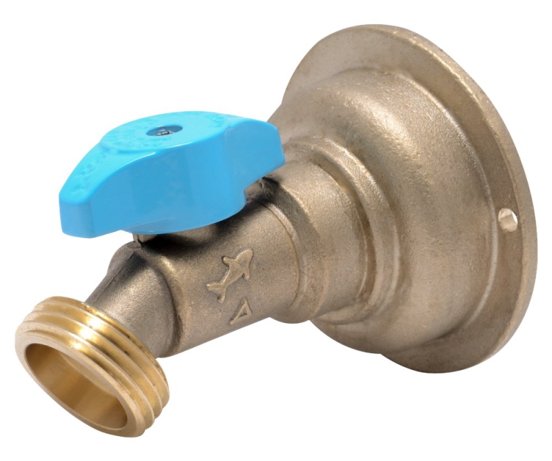 SharkBite 24631LF Hose Bibb, 3/4 in Connection, Hose Bibb x MHT, 200 psi Pressure, Quarter-Turn Actuator, Brass Body