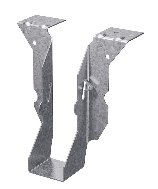 Simpson Strong-Tie JB Series JB26 Top Flange Hanger, 5-3/8 in H, 1-1/2 in D, 1-9/16 in W, 2 x 6 in, Steel, Pack of 50