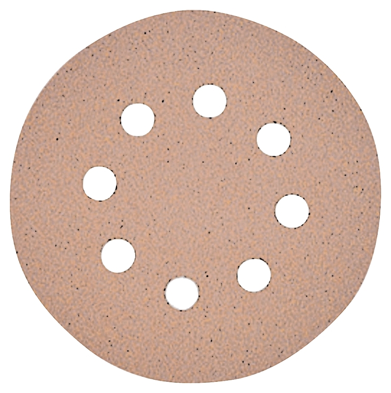 DEWALT DW4307 Sanding Disc, 5 in Dia, Aluminum Oxide Abrasive, Paper Backing, 8-Hole