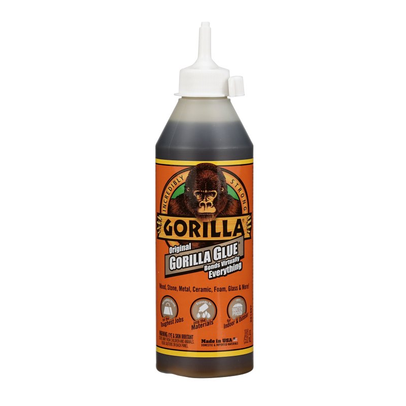 Gorilla 50018 Glue, Brown, 18 oz Bottle