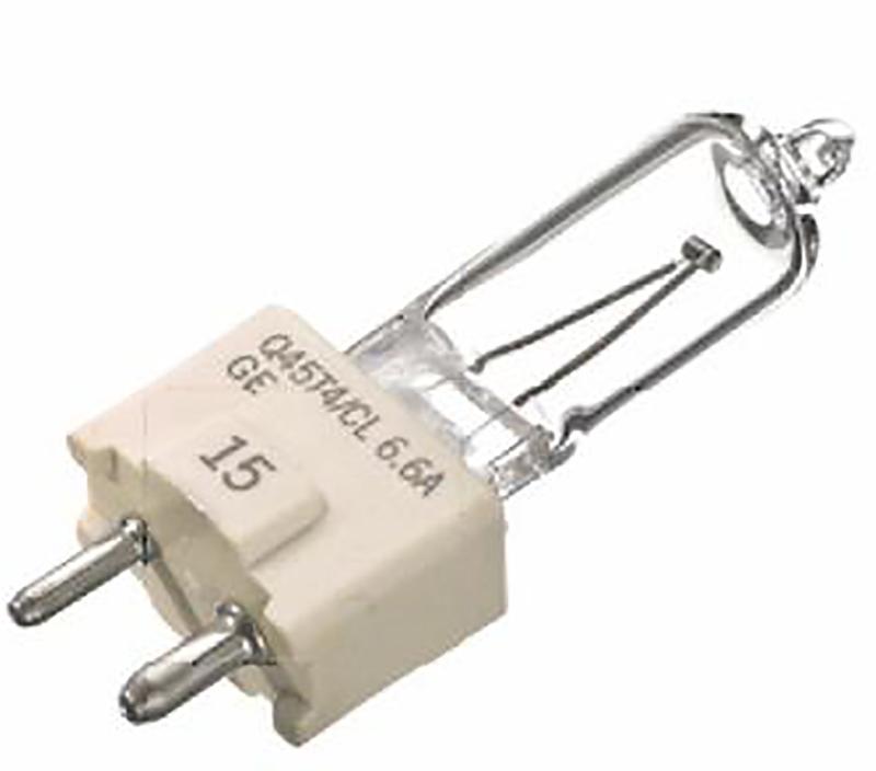 GE 97667 Halogen Bulb, 100 W, G8 Bi-Pin Lamp Base, T4 Lamp, Bright White Light, 1300 Lumens, 2900 K Color Temp, Pack of 5