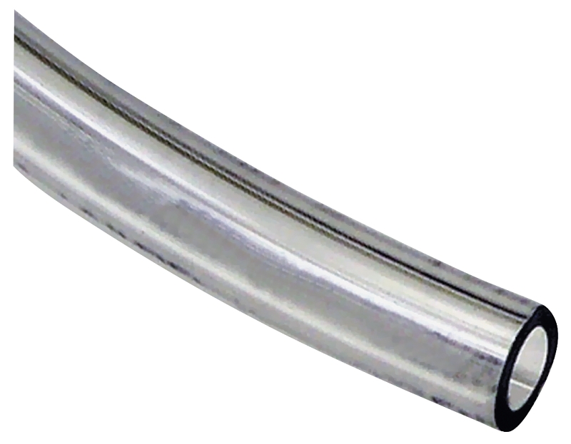 Abbott Rubber T10 Series T10005010 Tubing, 5/8 in OD, 1/2 in ID, Clear, 100 ft L
