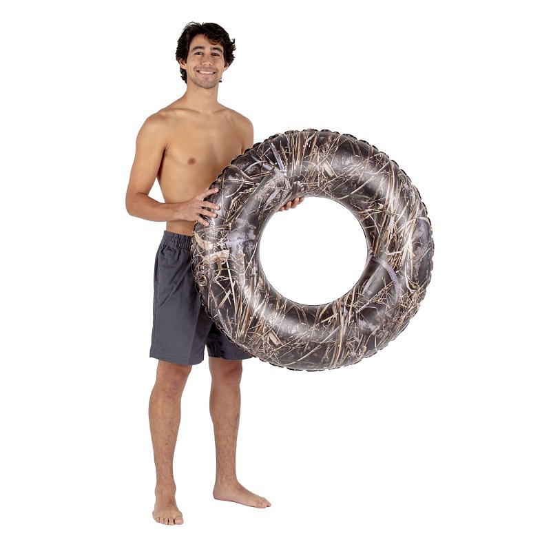 PoolCandy RealTree Max 7 Series RT2036MX7 Pool Tube, Inflatable Profile, Circular, PVC, Camo