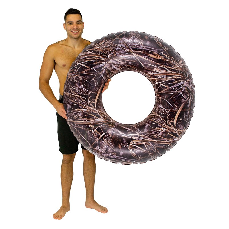 PoolCandy RealTree Max 7 Series RT2046MX7 Pool Tube, Inflatable Profile, PVC, Brown