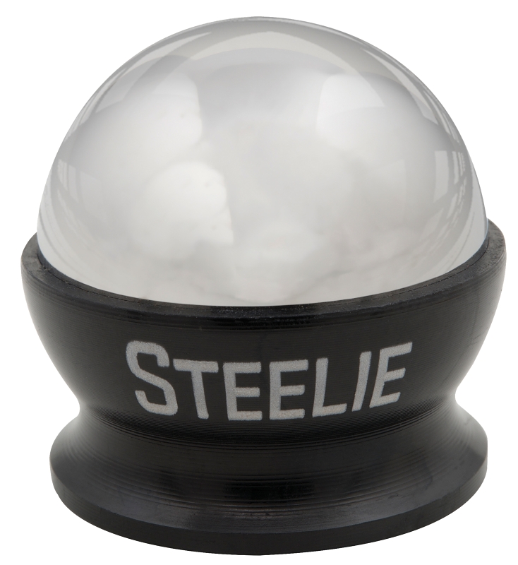 Nite Ize Steelie STDM-11-R7 Dash Ball, Aluminum/Stainless Steel, Black/Silver, Dash Mounting