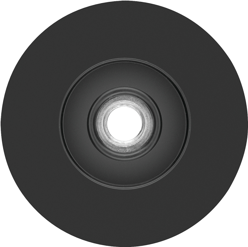 DEWALT DW4945 Fiber Disc Backing Pad with Locking Nut, 4-1/2 in Dia, 5/8 in Arbor/Shank, Rubber