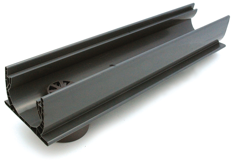 NDS Spee-D 234 Channel Drain with Strainer, Spigot, PVC