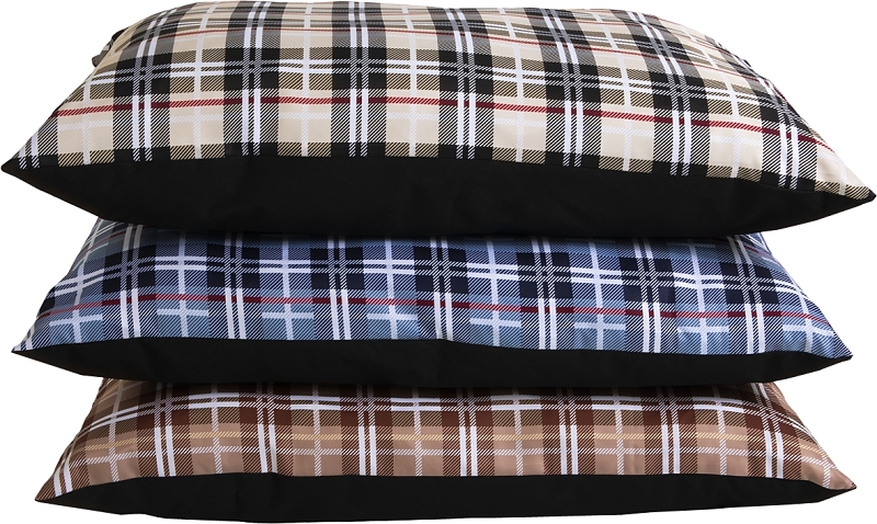 Aspenpet 27466 Pillow Bed, 30 in L, 40 in W, Cedar Wood/Polyester Fiber Fill, Assorted