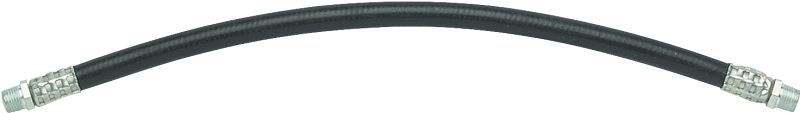 LubriMatic 10-214 Grease Gun Hose, 12 in L, NPT Male, 5000 psi Pressure, Rubber/Steel, Pack of 10