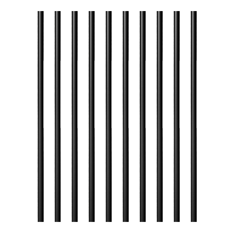 Maine Ornamental 74698 Classic Baluster, 3/4 in Dia, 26 in L, Round, Aluminum, Black, Powder-Coated