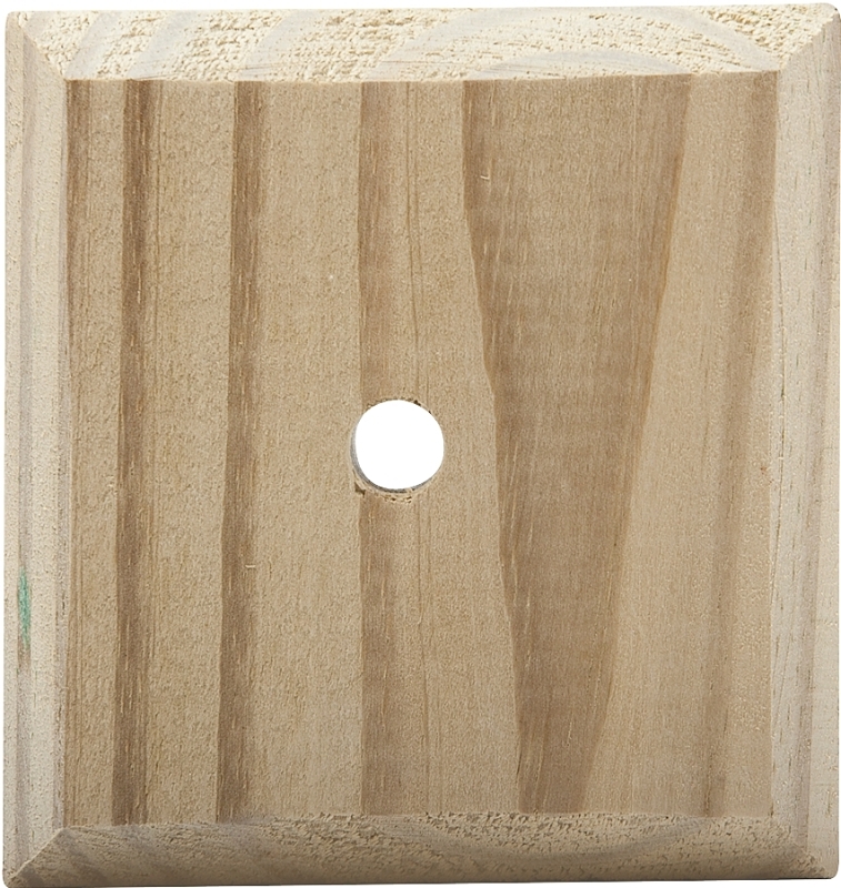Waddell 116 Post Top with Pressure Treated Base, 4 in W, Wood, Pack of 25