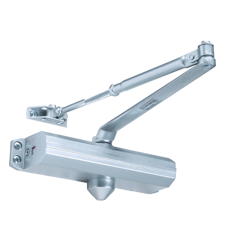 Tell Manufacturing DC100018 Door Closer, Left, Right Hand, Parallel Arm Door Opening, Aluminum