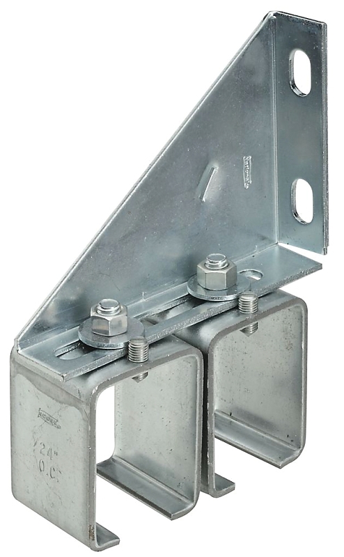 National Hardware N104-752 Double Box Rail Splice Bracket, Steel, Galvanized, For: 5114 and 5116 Double Run Box Rails, Pack of 2
