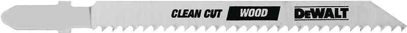 DEWALT DW3760-5 Jig Saw Blade, 1/4 in W, 4 in L, 10 TPI, Cobalt Steel Cutting Edge
