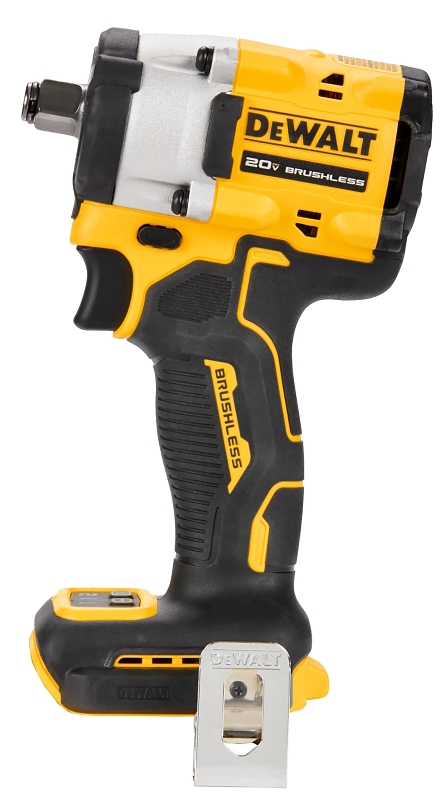 DEWALT 20V MAX ATOMIC DCF921B Cordless Impact Wrench with Hog Ring Anvil, Tool Only, 20 V, 1/2 in Drive, 3550 ipm IPM