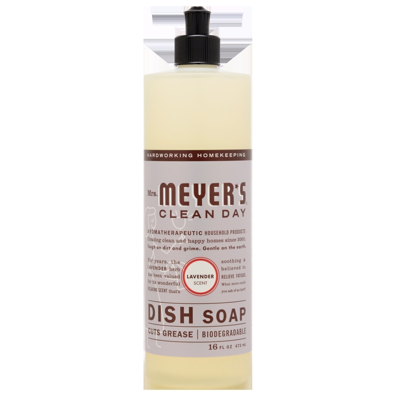 Mrs. Meyer's Clean Day Lavender Scent Liquid Dish Soap 16 oz 1 pk, Pack of 6