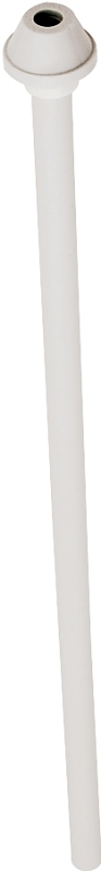 Plumb Pak PP70-4 Toilet Supply Tube, 3/8 in Inlet, Compression Inlet, 7/8 in Outlet, Ballcock Outlet, 12 in L