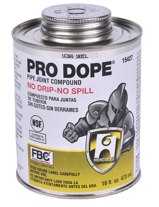 Hercules PRO DOPE 15427 Thread Sealant, 16 oz, Can, Liquid