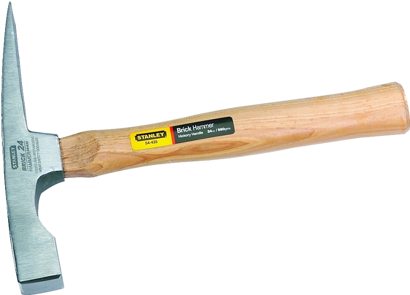 STANLEY 54-435 Brick Hammer, 24 oz Head, HCS Head, 11-3/8 in