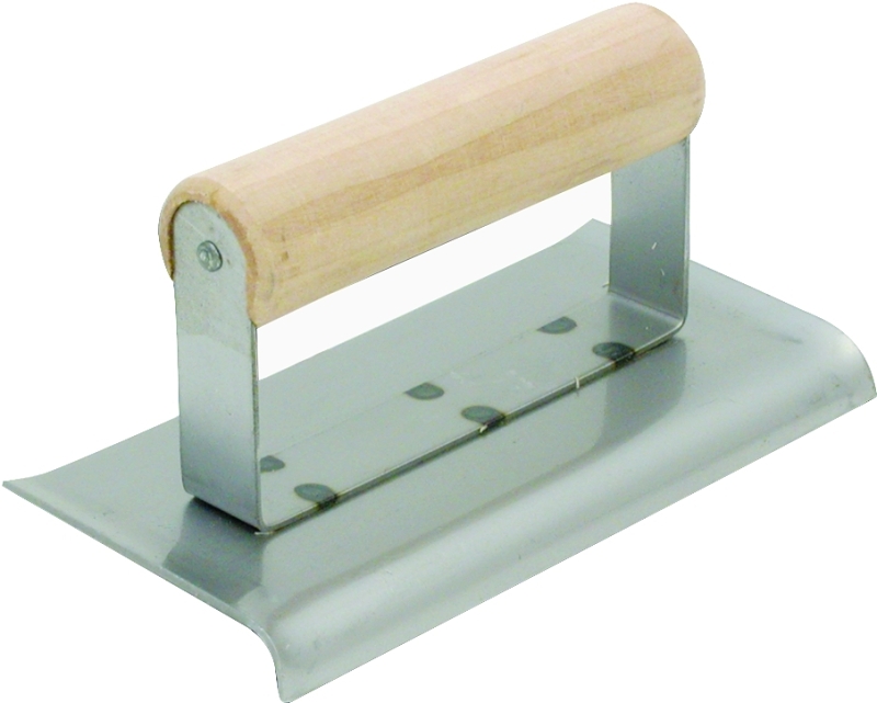 QLT 92 Hand Edger, 6 in L Blade, 2-3/4 in W Blade, Steel Blade, 1/2 in Lip, 3/8 in Lip Radius, Wood Handle