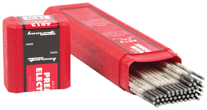 Forney 30505 Stick Electrode, 5/32 in Dia, 14 in L, Steel