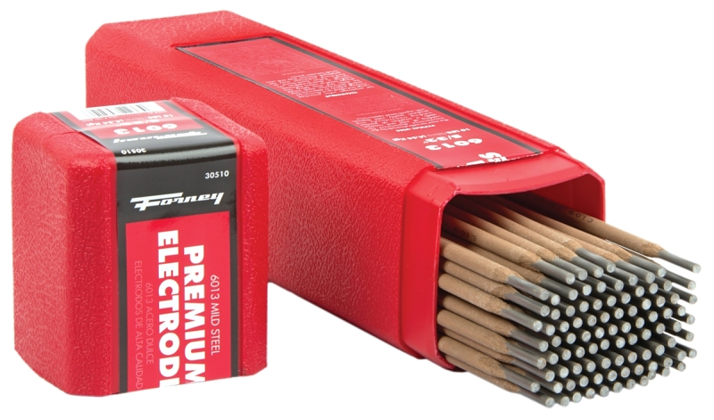 Forney 30510 Stick Electrode, 5/32 in Dia, 14 in L, Steel