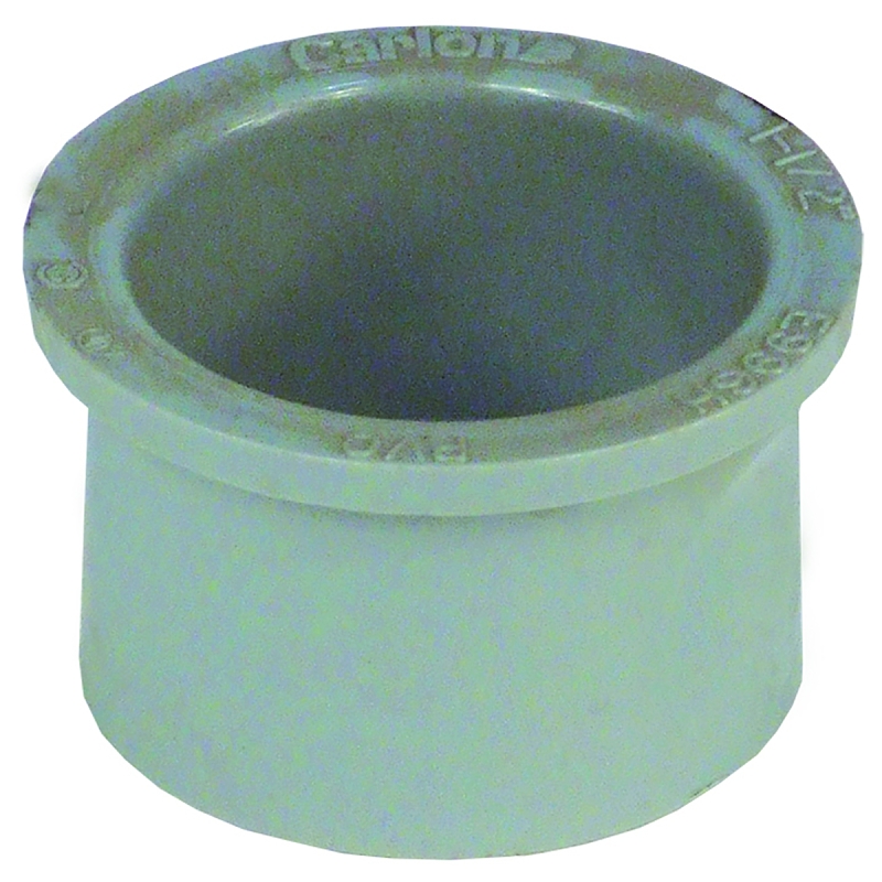 Carlon E996DR-CTN Conduit Adapter, 1/2 in, 0.84 in Dia, 27/32 in L, PVC, Gray