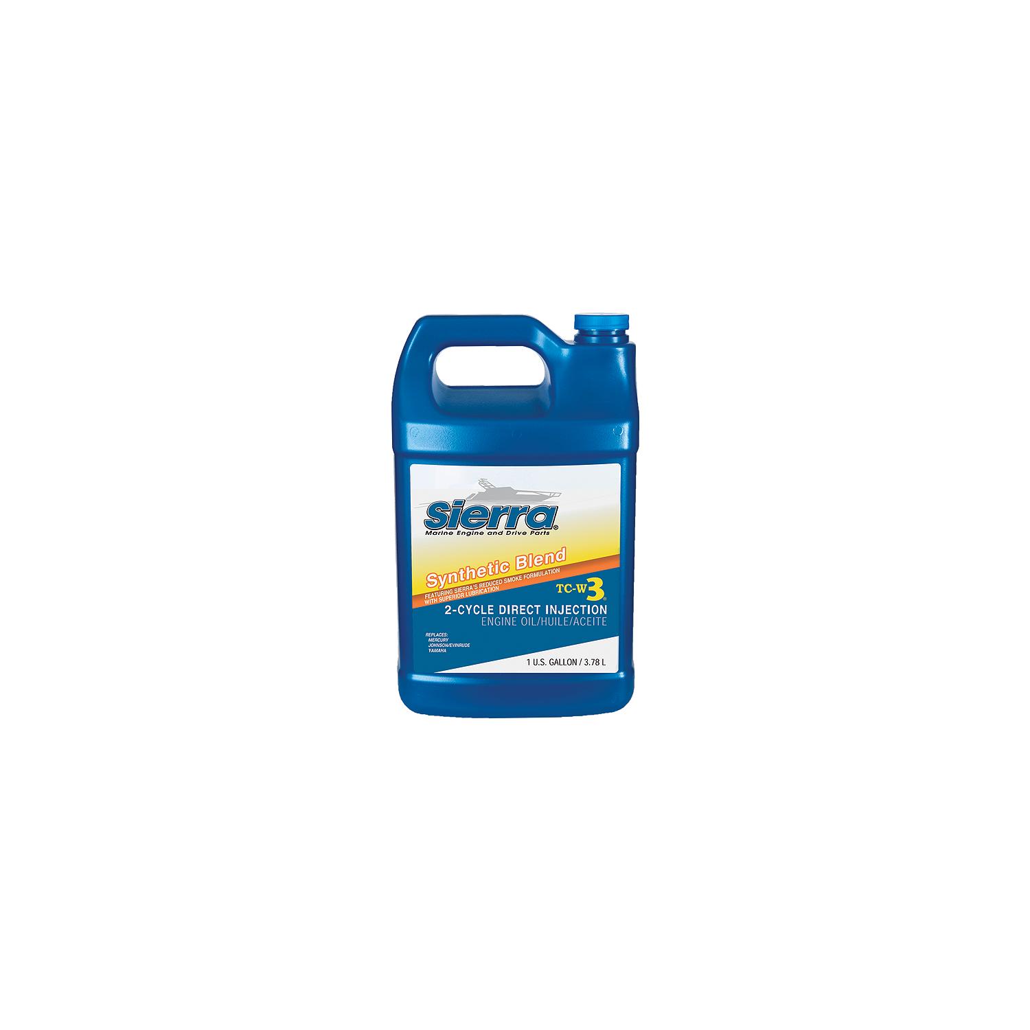Sierra 95303 Synthetic Blend TC-W3 Direct Injection 2-Cycle Engine Oil, Gal., Pack of 6