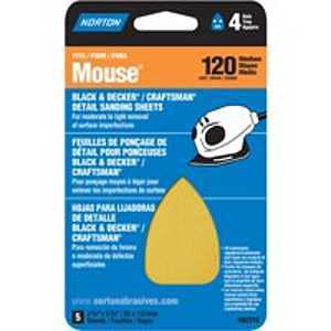 Norton 07660702316 Sanding Sheet, 3 in W, 7 in L, 120 Grit, Medium, Aluminum Oxide Abrasive, Paper Backing