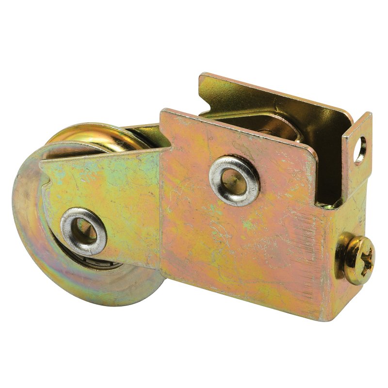 Prime-Line D 1509 Roller Assembly, 1-1/4 in Dia Roller, 5/16 in W Roller, Steel, 1-Roller