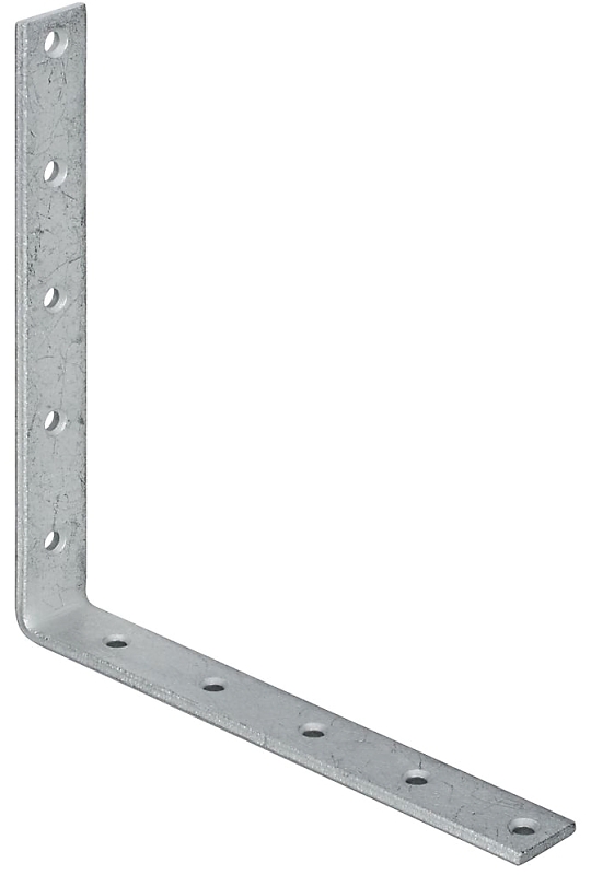 National Hardware 115BC Series N220-244 Corner Brace, 10 in L, 1-1/4 in W, 10 in H, Steel, Galvanized