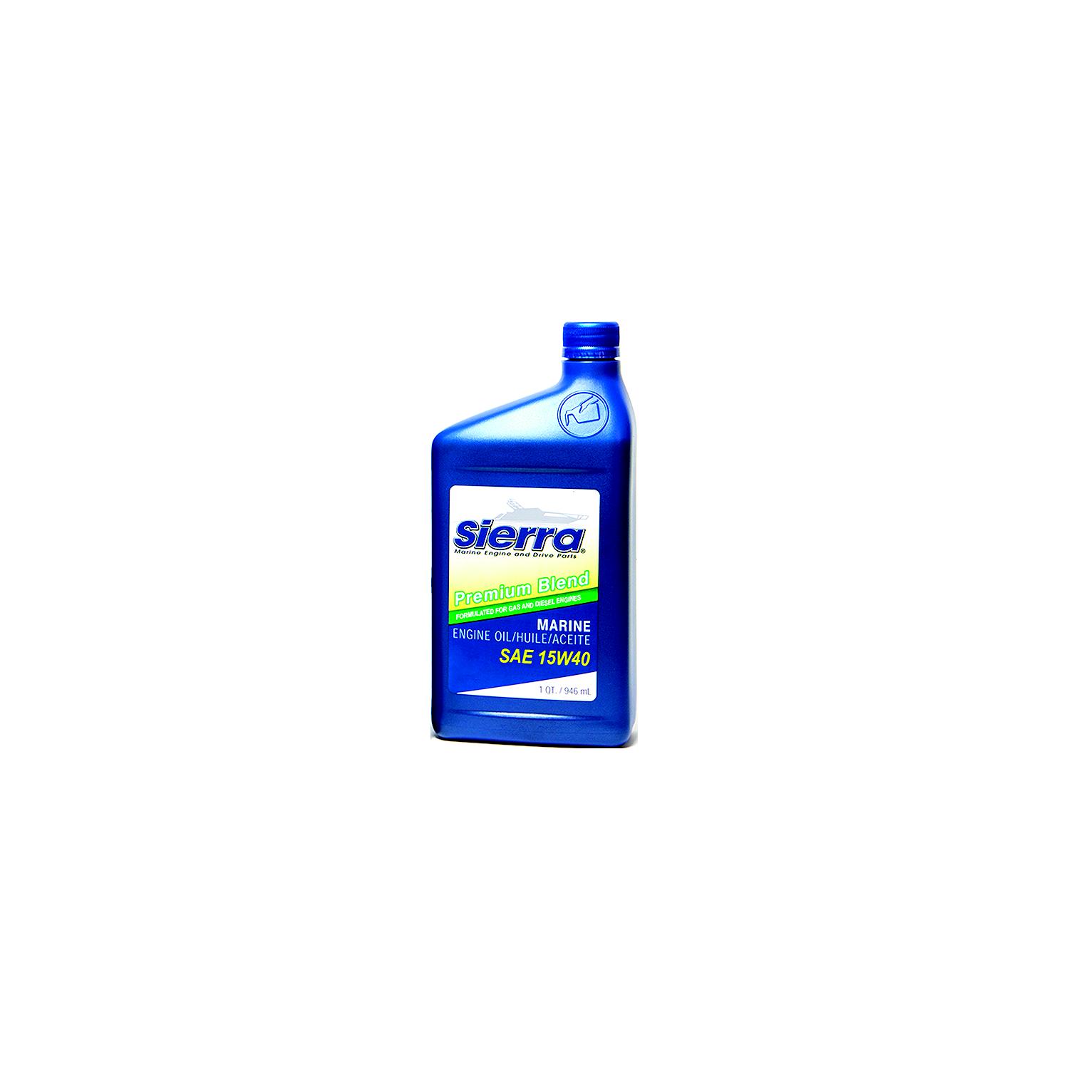Sierra 95542 Premium Blend Heavy Duty Engine Oil 15W-40, Qt., Pack of 12