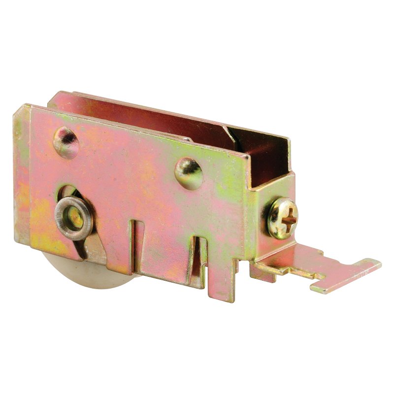 Prime-Line D 1720 Roller Assembly, 1-1/4 in Dia Roller, 5/16 in W Roller, Nylon/Steel, 1-Roller, K-Tab Mounting