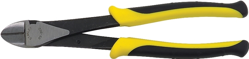 Fatmax 89-862 Diagonal Cutting Plier, 10 in OAL, 1/2 in Cutting Capacity, 25 mm Jaw Opening, Black/Yellow Handle